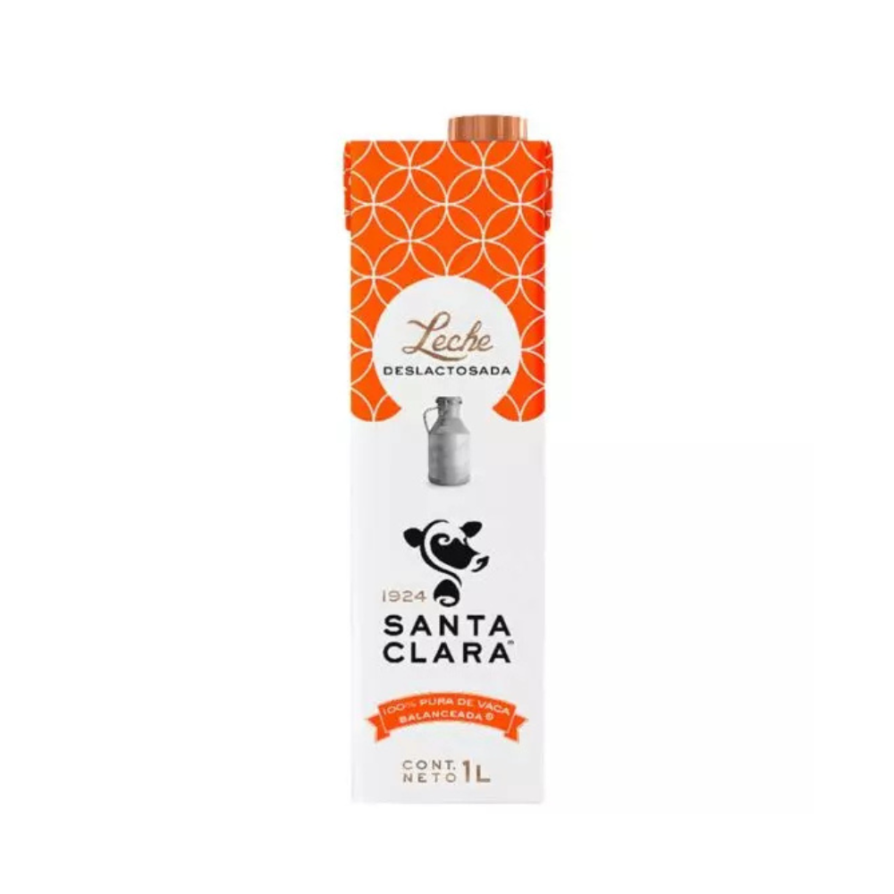 Leche Deslactosada Santa Clara 1L