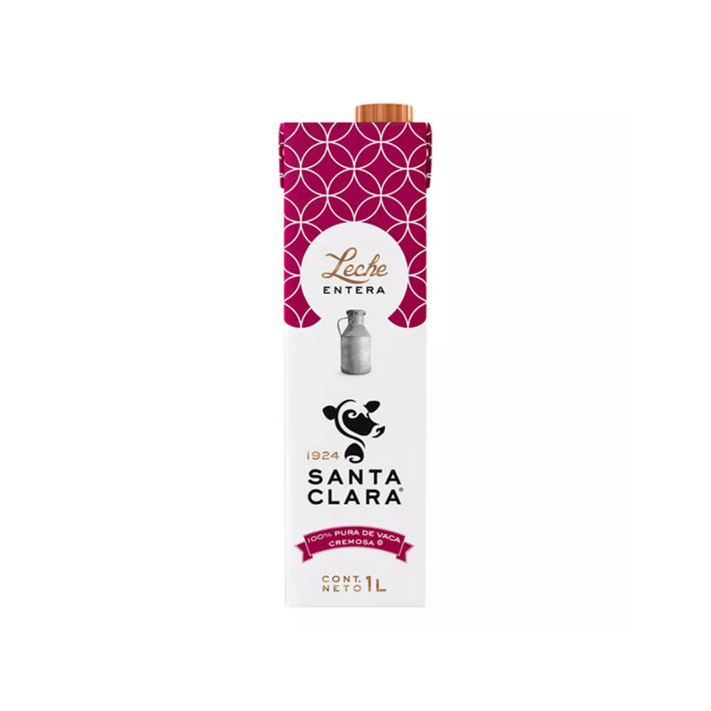 Leche Entera Santa Clara 1L