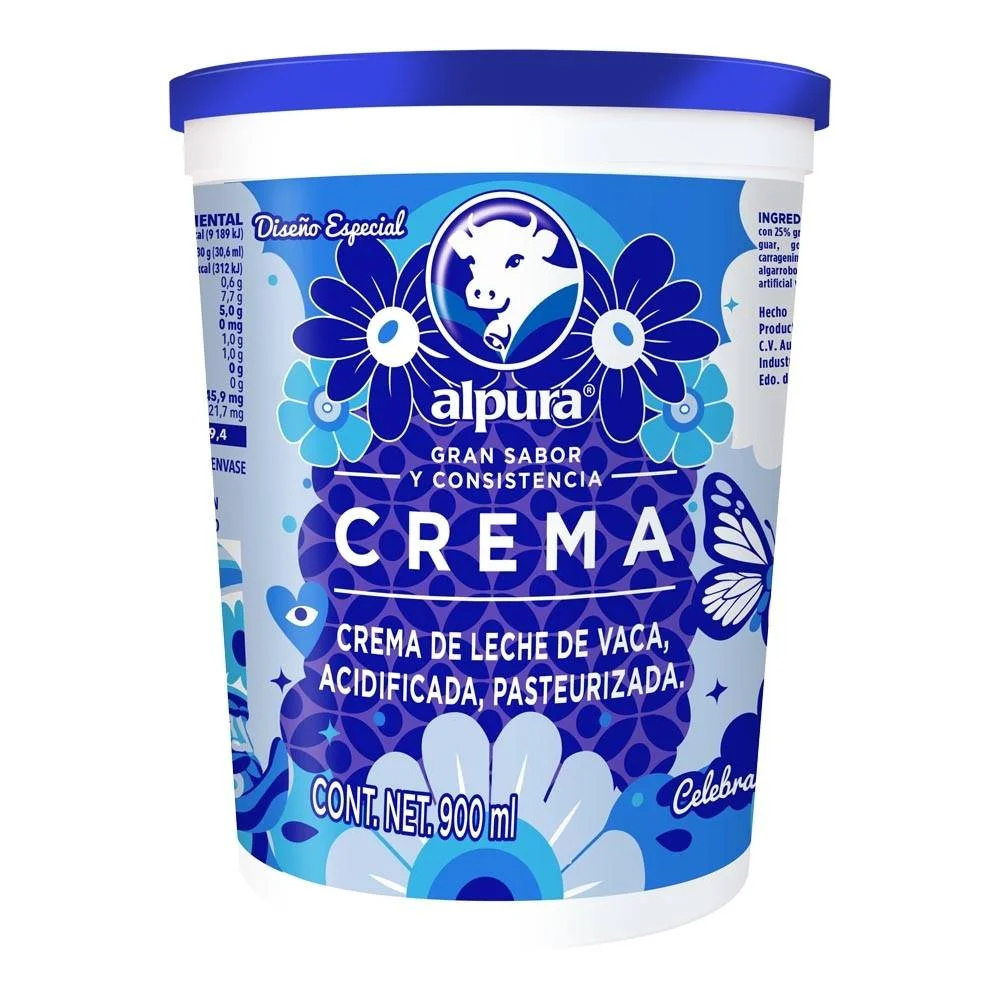 Crema Ácida Regular Alpura 900ml