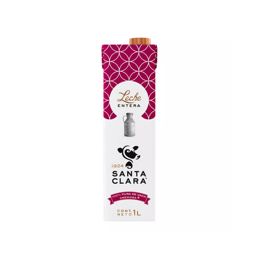 Leche Entera Santa Clara 1L