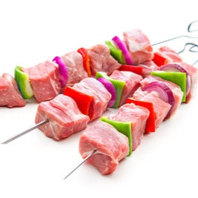 Brochetas de res