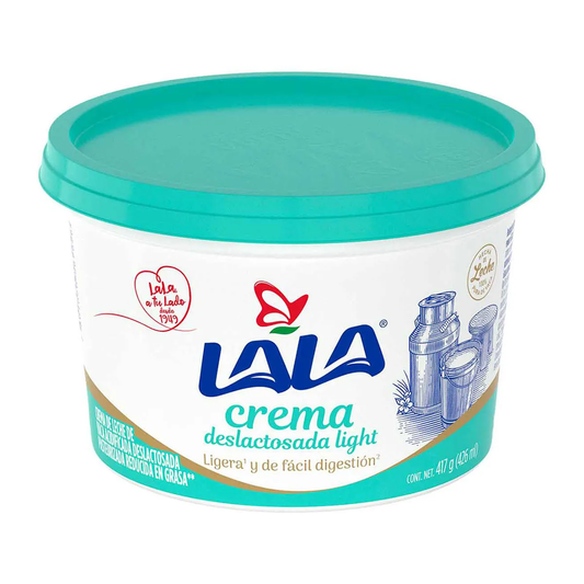Crema Deslactosada Light Lala 426ml